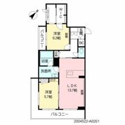 FREUDE帯山西の間取り画像