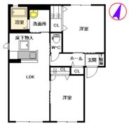 グランデ小山 A棟の間取り画像