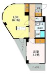 大倉山壱番館の間取り画像