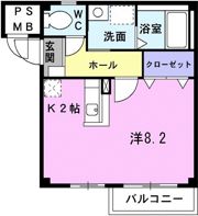 パルテール ジャスマンの間取り画像