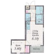 Cherim 本陣十王町 Southの間取り画像