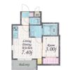 Cherim 本陣十王町Ⅱ Southの間取り画像