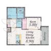 Cherim 本陣十王町Ⅱ Northの間取り画像
