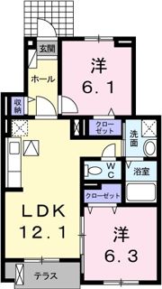 グラース・アンジュの間取り画像