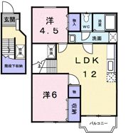 ジュネスコートYの間取り画像