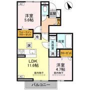 TORISIAS花垣 Ⅱの間取り画像