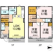セントラルコートⅡの間取り画像