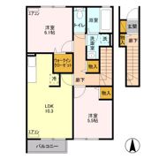 セジュールプレリーの間取り画像