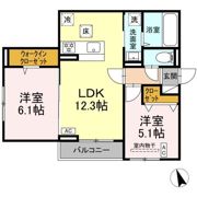 フォルテーヌ・イイクラⅠの間取り画像
