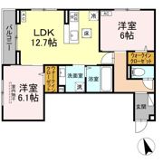 フォルテーヌ・イイクラⅠの間取り画像