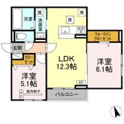 フォルテーヌ・イイクラⅠの間取り画像