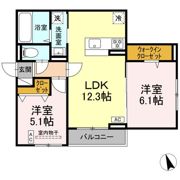 フォルテーヌ・イイクラⅠの間取り画像