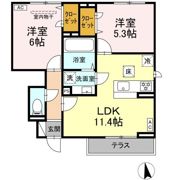 フォルテーヌ・イイクラⅡの間取り画像