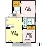 D-roomひかりの間取り画像