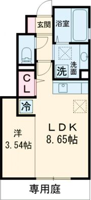 グランヴェールⅡの間取り画像