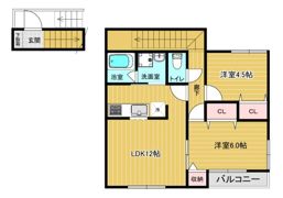 ハッピーロードBの間取り画像