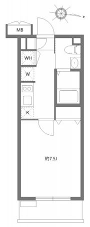 アリエさいたま新都心の間取り画像