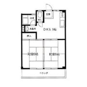 ドミール服部B棟の間取り画像