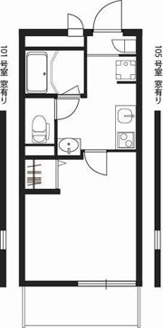 リブリ・M's Flatsの間取り画像