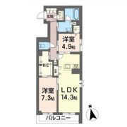 シャーメゾン Aの間取り画像