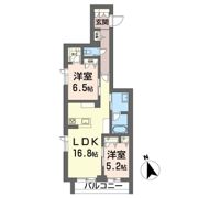 グランエスポア早稲田の間取り画像