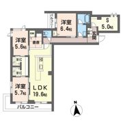 グランドセレニティ三郷中央の間取り画像