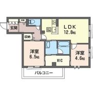 トラストメゾン花長の間取り画像