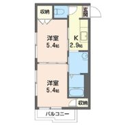 メゾン南台 Aの間取り画像