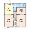 メゾン南台 Bの間取り画像