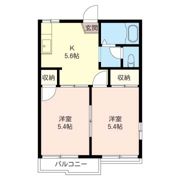 サンハイツ 永久保の間取り画像