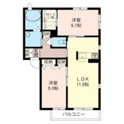 ショコラ Aの間取り画像