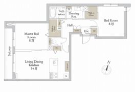 ユーフォリアの間取り画像