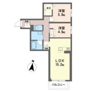 ベレオ川越の間取り画像