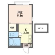 グリーン サイド ハイムの間取り画像