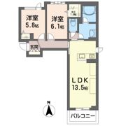 レフィシアの間取り画像