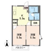 ジュネス Iの間取り画像