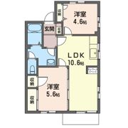 ヒルズサンシャイン Aの間取り画像