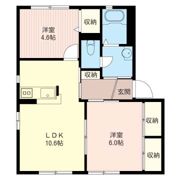 ウィンズ守谷 Dの間取り画像