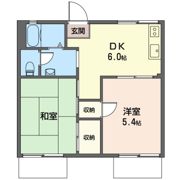 グリーンコーポの間取り画像