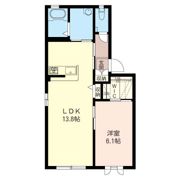 スタジオ オランジュ IIの間取り画像