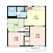 レジデンス斉藤 Aの間取り画像