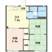 小泉ハイツ Bの間取り画像