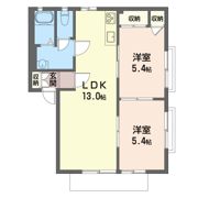 ディアスプラザ Aの間取り画像