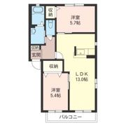 グランメールIIの間取り画像