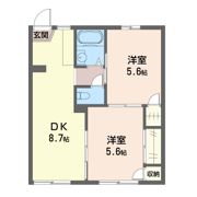 フラワーハイツの間取り画像