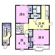ファミールアサヒⅡの間取り画像