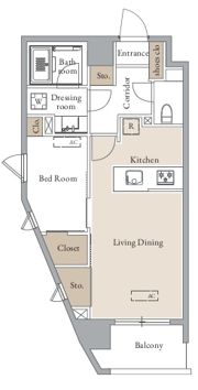 グランカーサ四谷の間取り画像