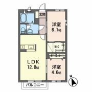 シャーメゾンサリーCの間取り画像