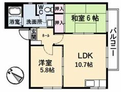 フレグランス草津東の間取り画像