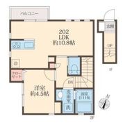 An’s court天台の間取り画像